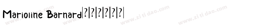 Marioline Barnard字体转换
